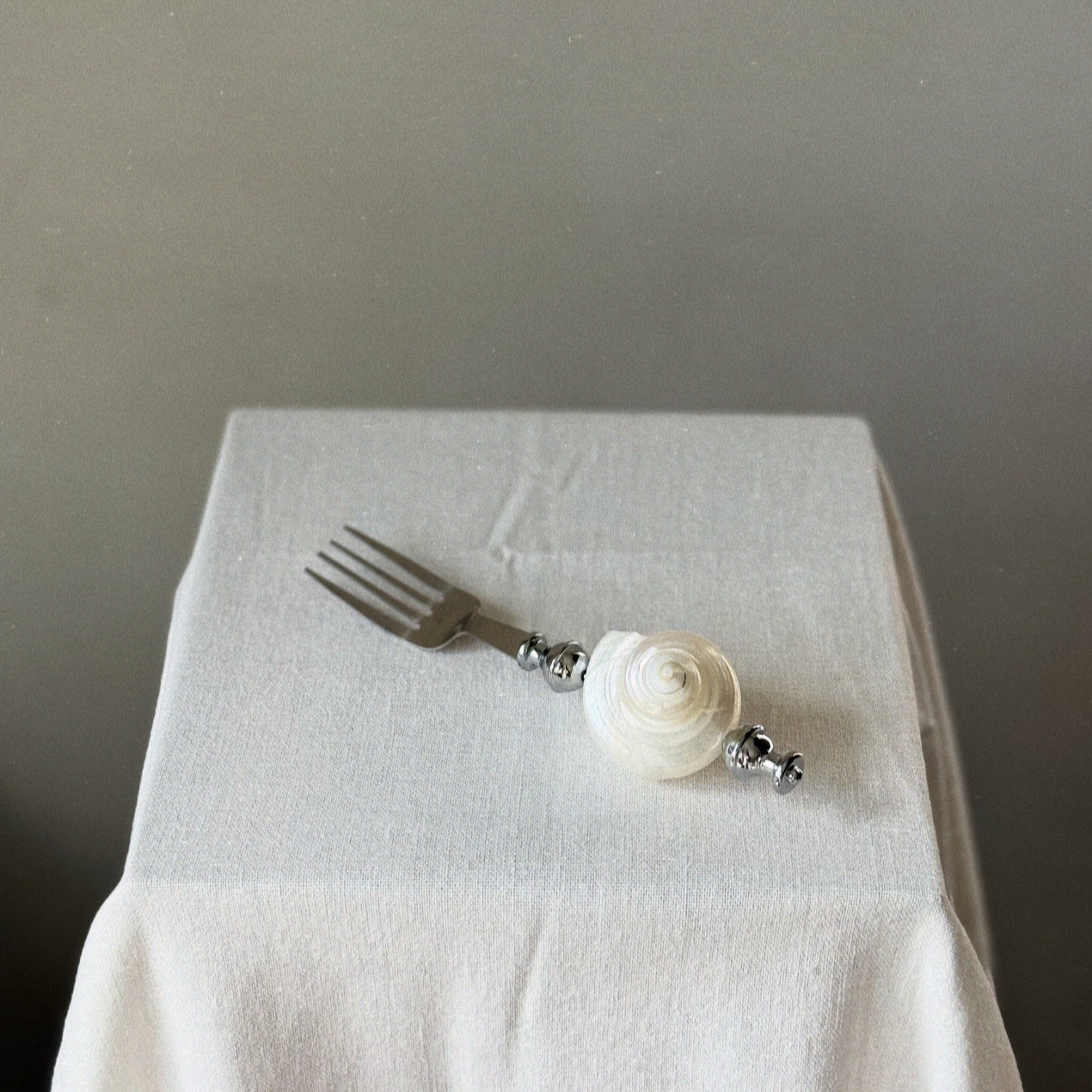SELENA – Seashell Silver Cutlery Set of Three