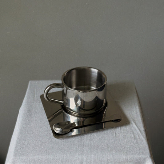 SEBASTIAN : STAINLESS STEEL COFFEE CUP SET