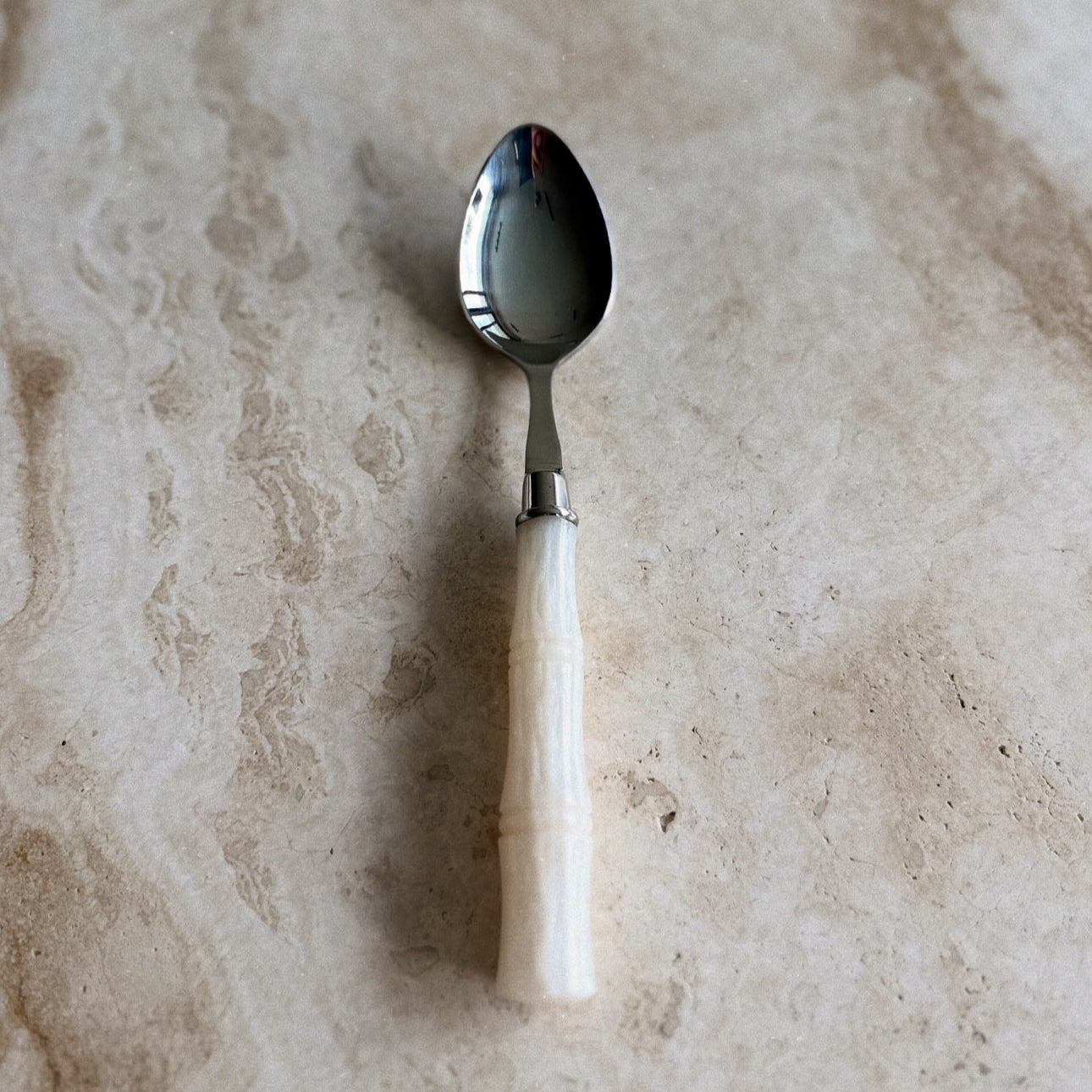 SID – Bestickset i Rostfritt Stål med Pärlemordetaljer, 5 Delar